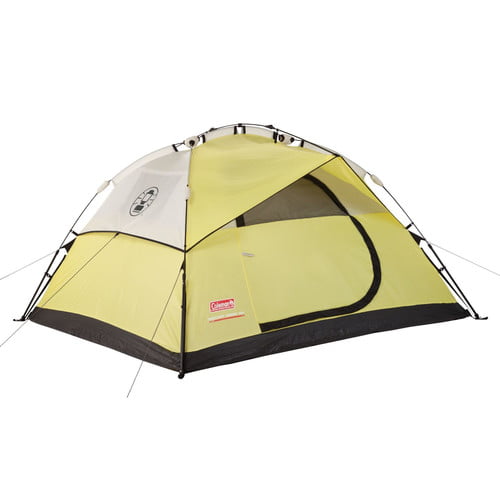 NEW! COLEMAN 4 Person Instant Dome Waterproof Camping Double Hub Tent ...