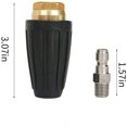 thumbnail image 2 of Pressure Washer Nozzle Ultra High Pressure Cleaning Machine Peeling Bark Remove Ads Engineering Cleaning Water Pressure Washers (040Nozzle), 2 of 7
