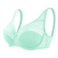 thumbnail image 5 of Green 90C Womens Adjustable Youth Large Seamless Bras Size Lace Bra Steel Womens Sports Bras Pack Ring Thin Bra Underwear, 5 of 5