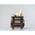 thumbnail image 2 of Storied Home Found Decorative Wood Pedestal (Each one will vary), 2 of 3
