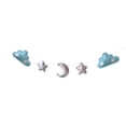 thumbnail image 2 of Gwong Decoración hogareña Dibujos animados luna estrella nube cuerda sala de niños adorno de pared juego decoración colgante Gwong 21028414, 2 of 7