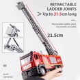 thumbnail image 3 of 1:50 Alloy Fire Truck Firefighter Simulation Sprinkler Car Diecast Water Spray with Light Music Rescue Car Children Toy Boy Gift Alloy tanker, 3 of 6