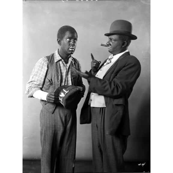 Amos & Andy Talking in Suit With Hat - Television Still Photo Print (8 x 10)