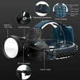 thumbnail image 3 of Zendure LED Rechargeable Headlamps Adults 90000 Lumen Super Bright Headlamp Flashlight 90 Adjustable 4 Modes IPX5 Waterproof USB Head Lamp for Camping Running, 3 of 6