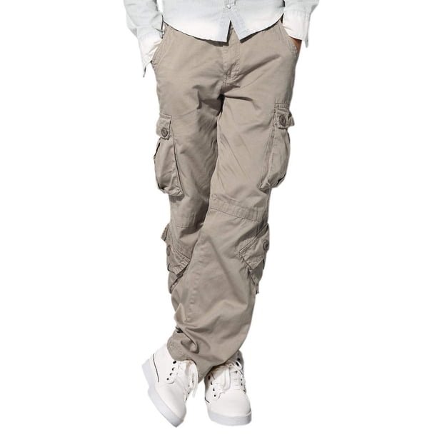 Pantalones Cargo Match para Hombre Salvaje Color Albaricoque Claro Talla 34