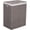 Gray, variant on Premium Handwoven Portable Laundry Bin Basket with Carrying Handles, Household Storage for Clothes, Linens, Sheets, Gray, Rectangular Hamper