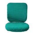 thumbnail image 2 of Stretchable Cover Slipcover Washable Easy to Remove Rotating Seat Cover for Rotating Computer , Dark Green, 2 of 8