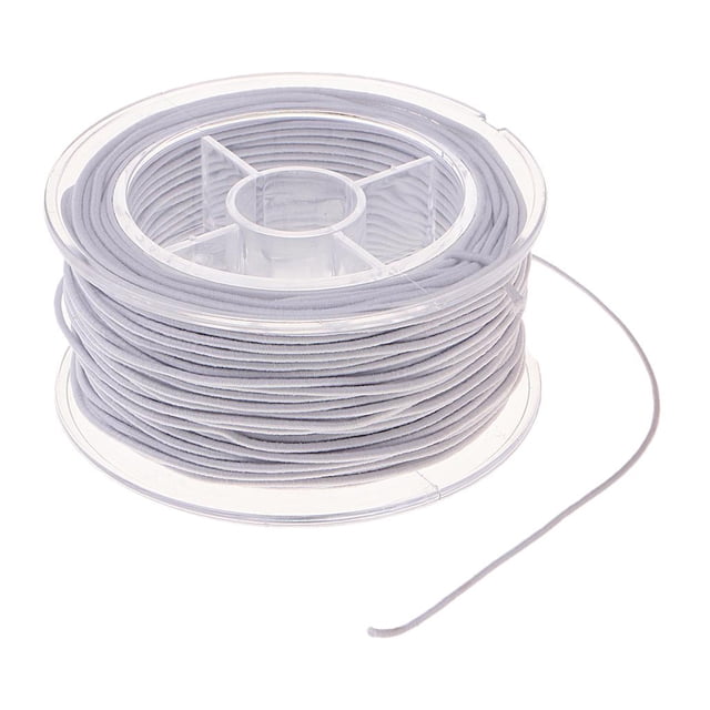 jifeng 30m, Cordon Élastique 1,2mm Cordon Extensible Fil de Perles Élastique pour Bricolage