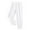 White, variant on Xudanell Girls Boys Sweatpants Toddler Kids Solid Drawstring Elastic Waist Joggers Outdoor Active Pants with Pockets for Teen for 6-7 Years