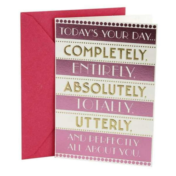 Hallmark Birthday Card for Women (Today's Your Day)