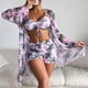 thumbnail image 1 of Trajes de baño para mujer Trajes de baño para mujer Trajes de baño para mujer Ropa de playa Trajes de baño de 3 piezas para mujer, 1 of 4