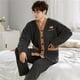 thumbnail image 3 of Ropa de dormir Mujer Para Invierno Conjunto De Noche Pijama 2 Piezas Negligee Noche De Las Mujeres Pijama Cómodo Hogar Invierno Pijama Hombres, 3 of 5