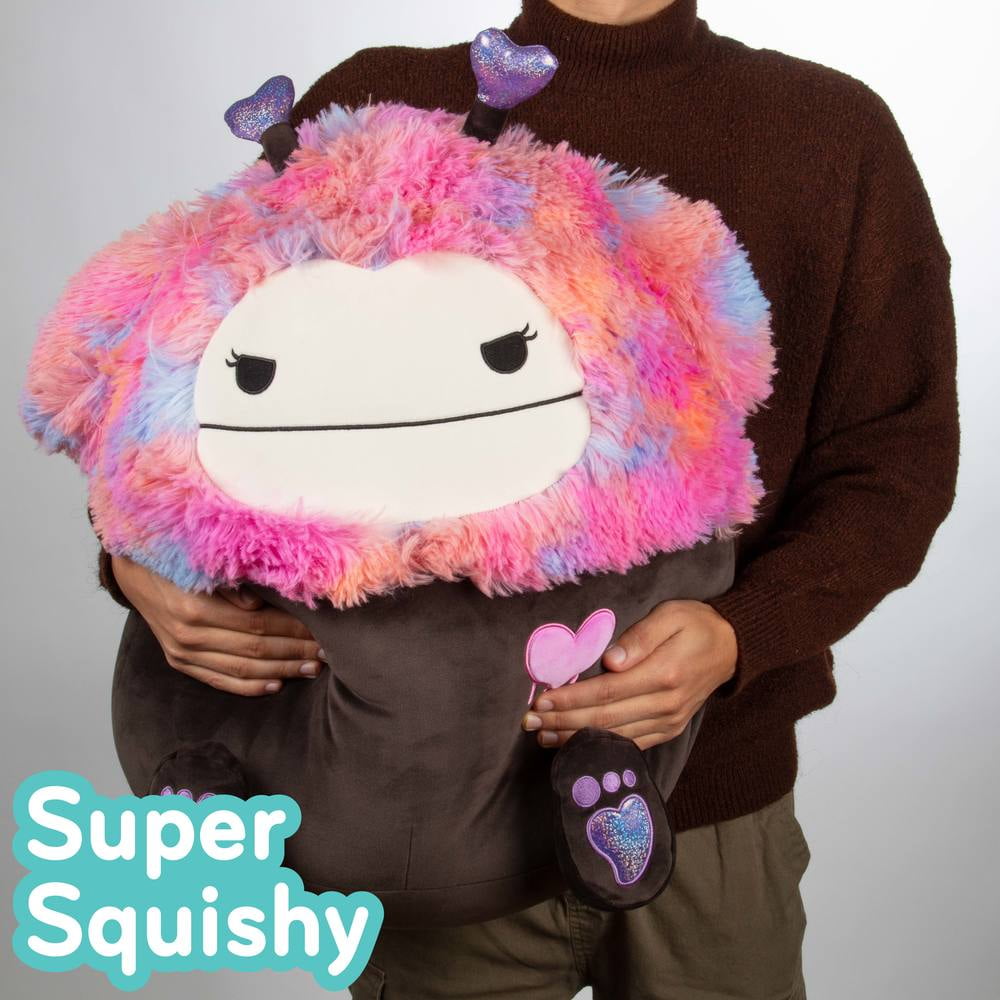 Squishmallows Halloween 20in Frumpy the Pink and Black Bigfoot - Jazwares Plush (Jumbo), Soft Stuffed Animal for Seasonal Gifts and Display, for Kids