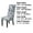 #10, variant on Unique Bargains Stretch Spandex Dining Chair Slipcover Black and Gray M