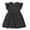 Black, variant on Esaierr Newborn Girls Summer Sleeveless Dress Kids a Line Twirly Casual Dress Baby Cotton Patchwork Dresses Solid Colours Party Gown for Girls 6M - 6T