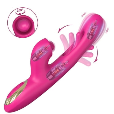 Vibrator for Women, G Spot Tapping Sex Toys with 10 Vibration & Wiggling Modes Clitoral Stimulator for Couples Pleasure (Red)