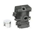 thumbnail image 3 of Cylinder Piston Assembly, Strong Standard Size Wear Resistance Chainsaw Cylinder Piston Kit Professional Iron ABS  For Forestry, 3 of 8