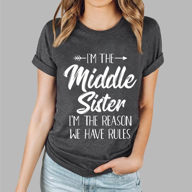 Fiudx Camisas para Mujer Una Camiseta con Cuello Redondo Estampado y Mangas Cortas para Mujer.