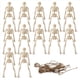 thumbnail image 3 of Esqueletos para Decoración de Halloween, 12 Piezas Mini Figuras de Seleton Decoración de Halloween para Fiestas de Accesorios de Casa Encantada, 3 of 5