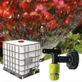 thumbnail image 5 of 1000l Plastic Tank Faucet With Garden Hose Connector, Ibc Tank Faucet Adapter, 3/4 Inch Thread Connector For Rainwater Harvester, Fuel Tank, 5 of 5
