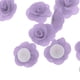 thumbnail image 4 of 20 cabezas de flores artificiales de camelia de seda, rosas, hechas a mano, para manualidades, capullo de flor de 4 cm Luz púrpura, 4 of 9