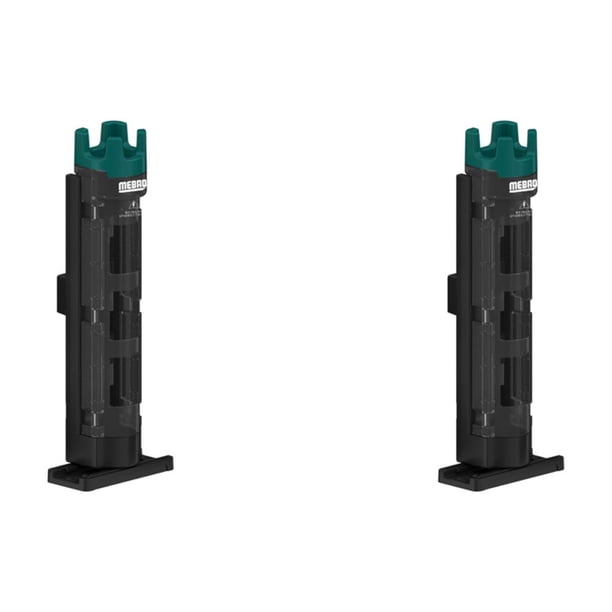 Soporte para barril de pesca, ajustable, portátil, con base móvil, para equipo de pesca (azul pavo real)