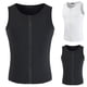 thumbnail image 2 of Camisetas adelgazantes para hombre, moldeadoras de cuerpo, camiseta de compresión para el pecho, abdomen, ginecomastia, senos, reductor de cintura, chaleco de sudor de poliéster, 2 of 4