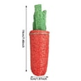 thumbnail image 3 of 1PCS Rabbit Toys, Hamster Toy for Molar, Loofah String Carrot Toys for Dental Health, Promote Digestion, for Hamster Toy Gifts, 3 of 8