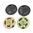 thumbnail image 1 of Unique Bargains 4 Pcs 0.5W 32 Ohms 40mm Dia Rond Métal Aimant Intérieur Haut-Parleur, 1 of 1