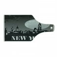 thumbnail image 1 of NYC Scene Cutting Board, Typography Illustrated in a Grunge Style Nighttime City Setting, Decorative Tempered Glass Cutting and Serving Board, in 3 Sizes, by Ambesonne, 1 of 2