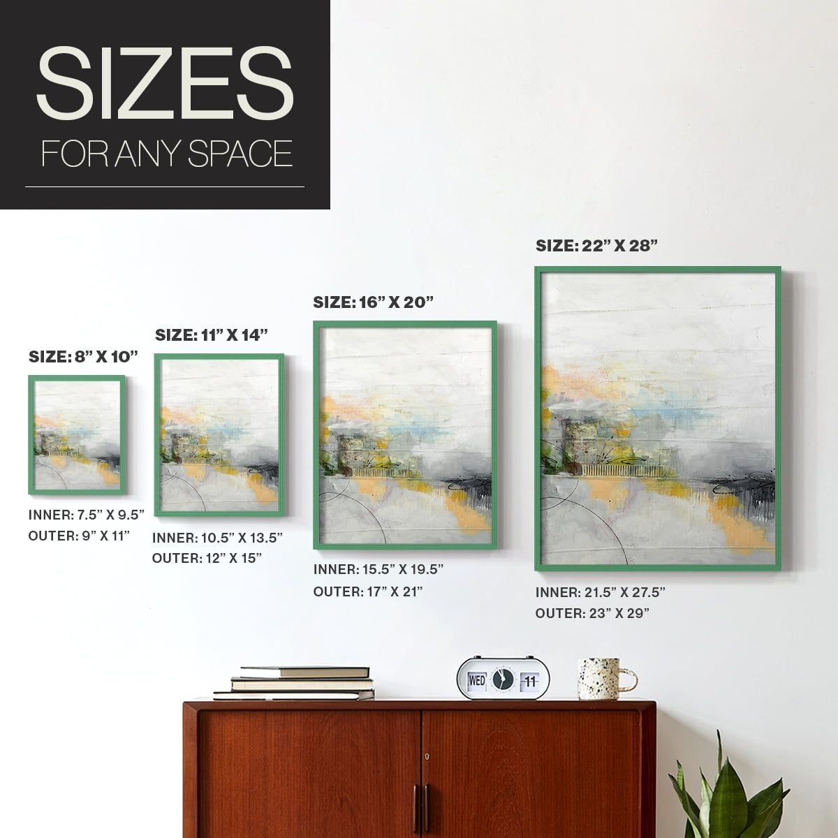A Place of my Own in Paper Solid Wood 8 x 10 Framed Print