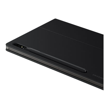 Samsung - Galaxy Tab S8, Tab S7 Slim Book Cover Keyboard - Mystic Black