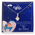 thumbnail image 2 of To My Wife I Chose Happiness Alluring Ribbon Necklace Message Card, 2 of 20