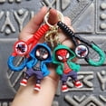 thumbnail image 3 of Wholesale Spider-Man Keychain Spiderman Action Figure Anime Spider Man Keyring Backpack Pendant Bag Car Key Ring Kid Model Toy, 3 of 7