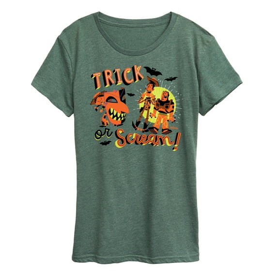 Toy Story - Trick Or Scream - Women's Short Sleeve Graphic T-Shirt