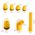 thumbnail image 3 of Kit de embudo de llenado de refrigerante para radiador de coche, Kit de descarga de refrigerante automático a prueba de derrames, 15 Uds., 3 of 9