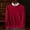 Wine, variant on Dgankt Mens Sweater Fashion Casual Solid Color Warmth Laziness Loose Round Neck Long Sleeve Sweater,Size M-2XL