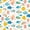 Cyan Orange, variant on Castle Fairy Minimal Two-Tone Blue Fish Zipper Queen Comforter Set with Fitted Sheet and 2 Pillowcases,Small Scale Monochrome Aquatic Repeat Tile Zipper Bedding Set,Navy White,Reversible,4 Pieces