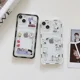 thumbnail image 4 of Bonita funda de teléfono transparente con dibujos animados de Snoopy y Charlie Brown para iPhone 16, 15, 14, 13, 12, 11 Pro Max, funda de billetera de TPU suave con tarjetero, 4 of 5