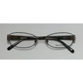 thumbnail image 2 of NEW VERA WANG V093 WOMENS/LADIES DESIGNER FULL-RIM BROWN / TORTOISE ELEGANT COMFORTABLE MUST HAVE FRAME DEMO LENSES 51-16-133 SPRING HINGES EYEGLASSES/EYEWEAR, 2 of 8