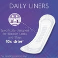 thumbnail image 2 of Poise Daily Incontinence Panty Liners, Very Light Absorbency, Long, 264 Count (6 Packs of 44), 2 of 5