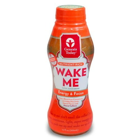 Genesis Today Wake Me Tangerine & Orange Super Juice Drink, 12 fl oz