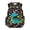 Cute Pink Dinosaur Theme, variant on Chririnla Vivid Flame Print Breathable Backpack with Padded Straps Multiple Compartments School Bags, Multi-Pockets 17 Inch School Backpack for Elementary School Camping