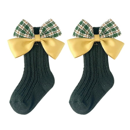 

SEAFEI Socks 1 Pair Daily Wear Lovely Fashion Bow-knot Toddler Socks