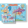 thumbnail image 1 of World Floor Puzzle For Kids, 24"H X 36"L, 48 Pieces, 1 of 1