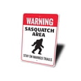 thumbnail image 4 of Sasquatch Area Novelty Decor, Metal Wall Sign - 10x14 Inches, 4 of 4