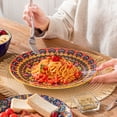 thumbnail image 5 of vancasso 16 Pieces Dinnerware Sets, Plates and Bowls Set, Porcelain Dishes Set for 4, Microwave Dishwasher Safe, Bohemian Style, Series LUMI, 5 of 12