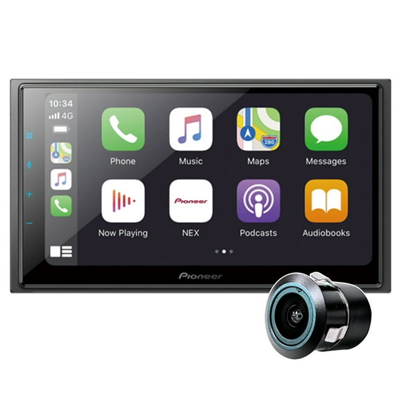 New Pioneer DMH-W4660NEX 6.8" 2-DIN Digital Multimedia Receiver with Bullet Camera