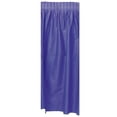 thumbnail image 2 of Beistle Pack of 6 Purple Pleated Disposable Plastic Picnic Party Table Skirts 14', 2 of 2