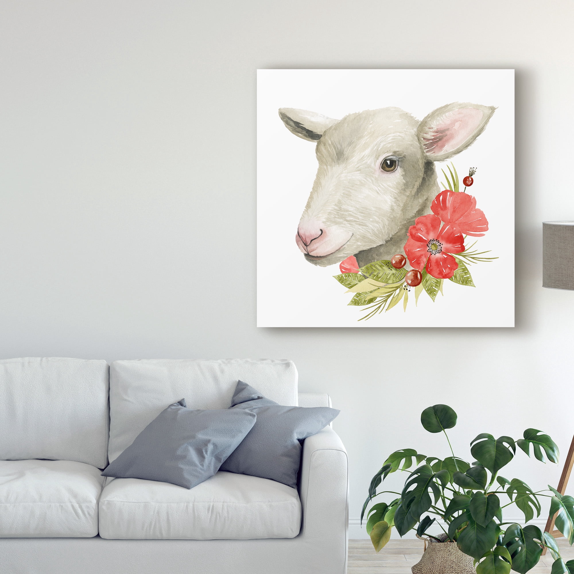 Trademark Fine Art 'Poppy Farm III' Canvas Art by Grace Popp